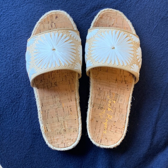 New in Box Jack Rogers Bettina espadrille slides 6.5 - Picture 3 of 9